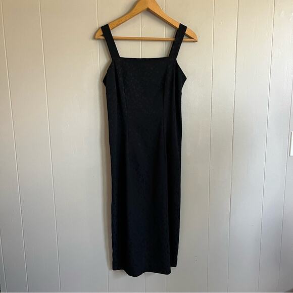 Vintage Black 90s Y2K Event Tank Dress Women’s Size 10P Whimsigoth Witchy - Picture 3 of 11